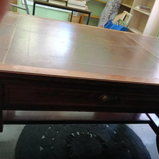 Escritorio antiguo notarial madera roble