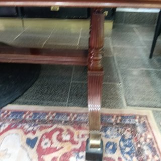 Escritorio antiguo notarial madera roble