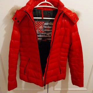 Cappotto rosso donna taglia 36 nuovo