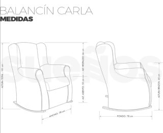 Sillón de lactancia rosa