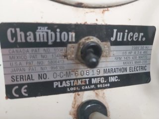 Extratora Champion profesional.  Para piezas.