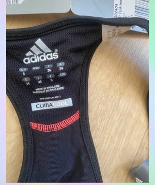 Camiseta Adidas Talla 34 Negra Nueva