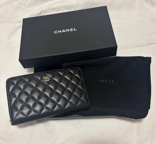 Cartera Chanel Classic Long Zipped
