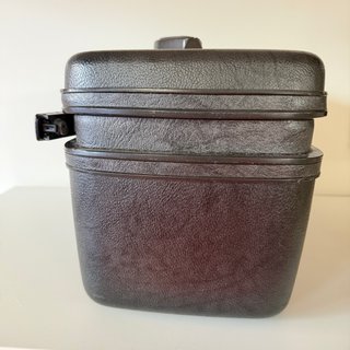 Neceser Vintage Samsonite Combinación y Llave Gris