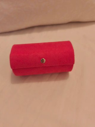 Joyero de viaje fucsia plegable