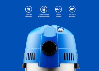 Nilfisk Buddy II 18L Aspirador Agua y Polvo
