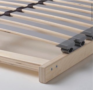 Cama MALM IKEA con 2 cajones blanca