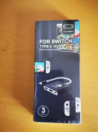 Adaptador Nintendo switch Hub USB-C
