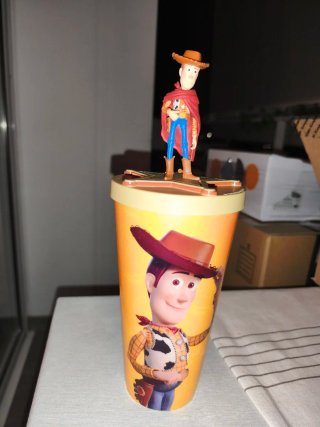 Vaso Toy Story con figura de woddy