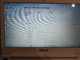 Notebook ASUS 500GB Bianco