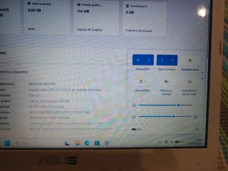 Notebook ASUS 500GB Bianco