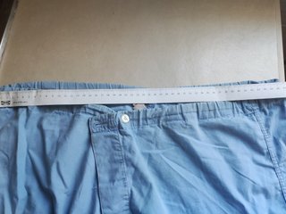 Pantaloni cotone azzurri leggeri casa/pigiama