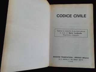 Codice Civile ed 1968 esempi e massime