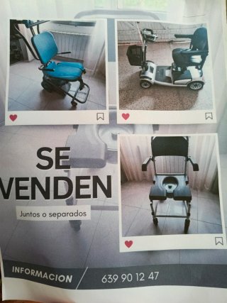 Sillas y scooter movilidad reducida