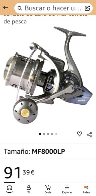 Carrete de pesca