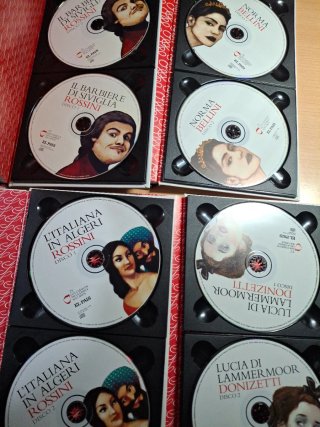 Lote 4 Óperas de Rossini, Bellini y Donizetti