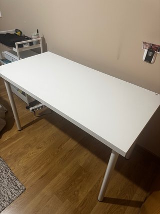 Mesa de estudio Ikea blanca