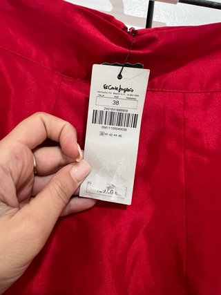 Falda flamenca elegante roja