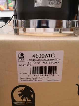BONGÓS TOCA CUSTOM DELUXE 4600-MG (NUEVOS)