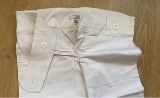 Pantalón pesquero blanco Zara T.34