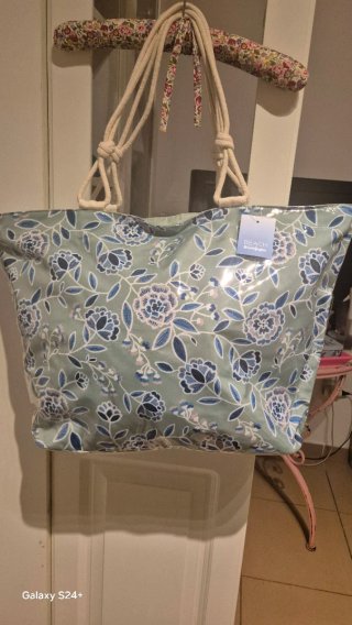 Bolso de playa floral