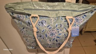 Bolso de playa floral