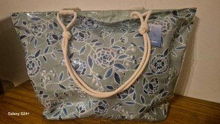 Bolso de playa floral
