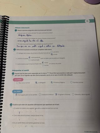 Quaderno Llengua catalana i Literatura 2 ESO Co...