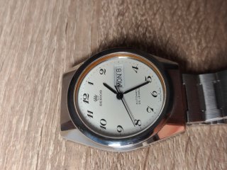 Reloj Berios Automático 25 Jewels ETA 2789 Plata B