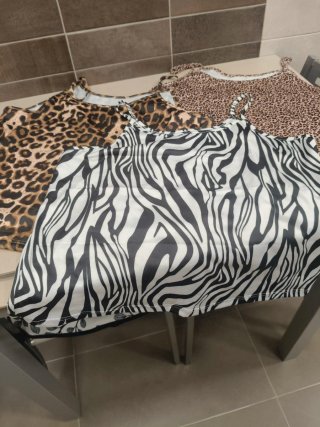 Pack 3 Tops Animal Print Tallas L/XL