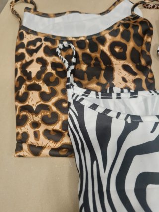 Pack 3 Tops Animal Print Tallas L/XL
