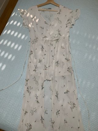 Vestido largo estampado floral, vestido pantalon