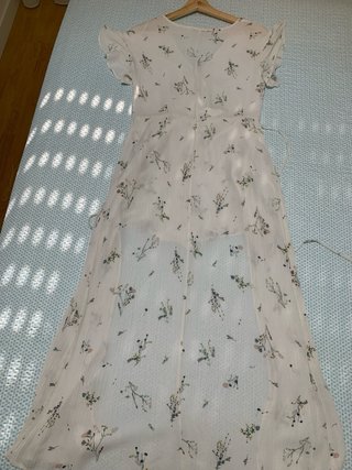 Vestido largo estampado floral, vestido pantalon