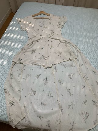 Vestido largo estampado floral, vestido pantalon