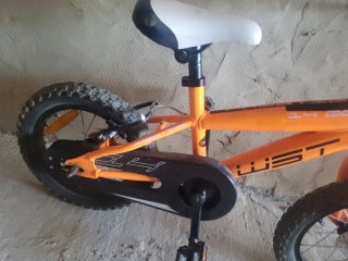 Bicicleta infantil 14 pulgadas naranja