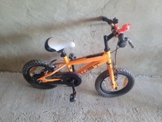 Bicicleta infantil 14 pulgadas naranja