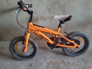 Bicicleta infantil 14 pulgadas naranja
