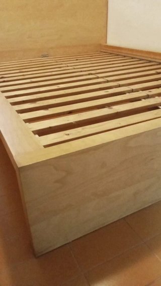 Cama Doble Ikea Madera 140x200