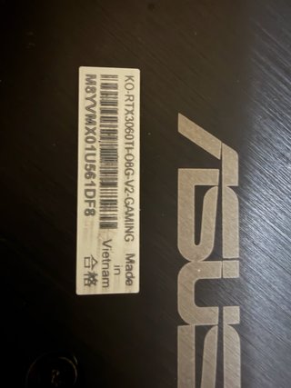 Asus KO GeForce RTX 3060 Ti 8Gb OC v2 Gddr6