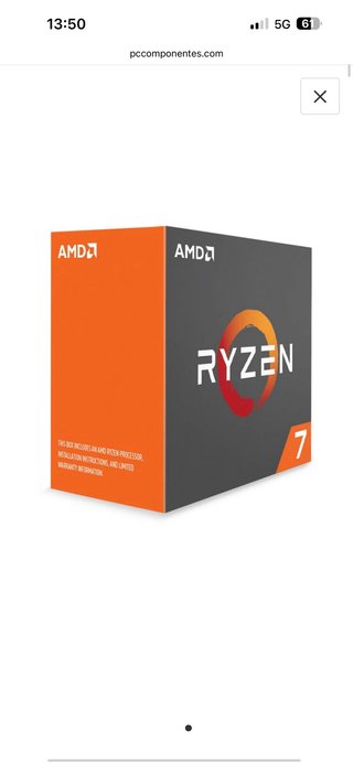 Procesador AMD Ryzen 7 2700X
