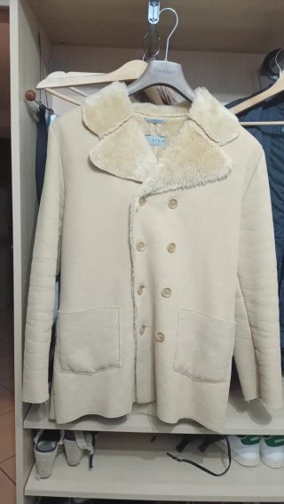 Giacca uomo simil montone ESSENZA taglia 48