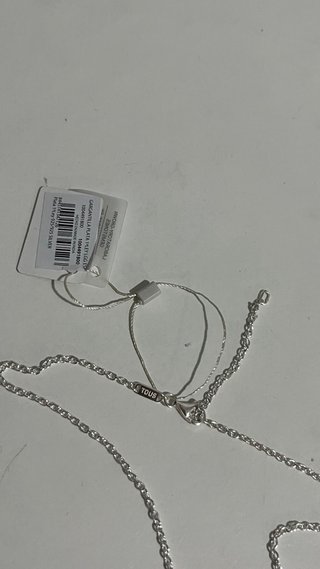 Collar Tous Oso Azul Plata