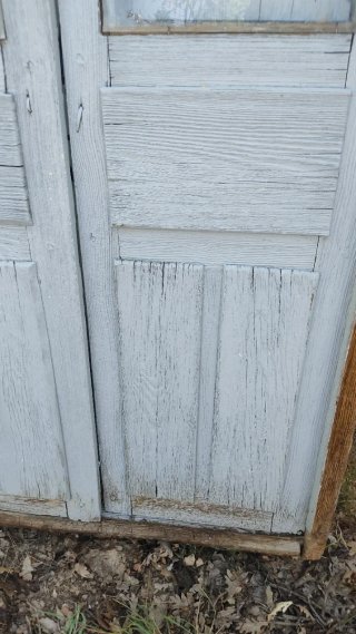 Puerta doble madera
