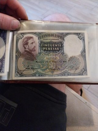 Billetes españoles antiguos