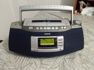 Radio CD Aiwa CSD-EL50 Cassette Doble.