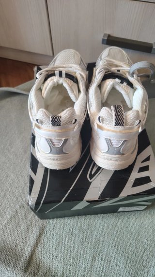 Off-White Scarpe Be Right Back Argento/Bianco 42