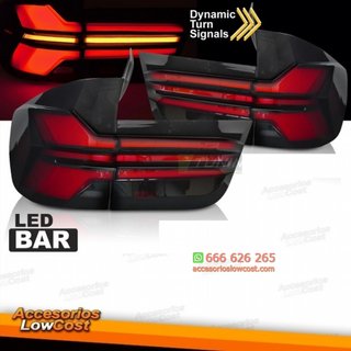 PILOTOS FULL LED BAR para BMW X5 E70 2010-2013