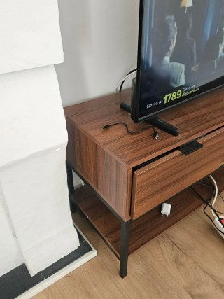 Mueble TV  Madera y Metal
