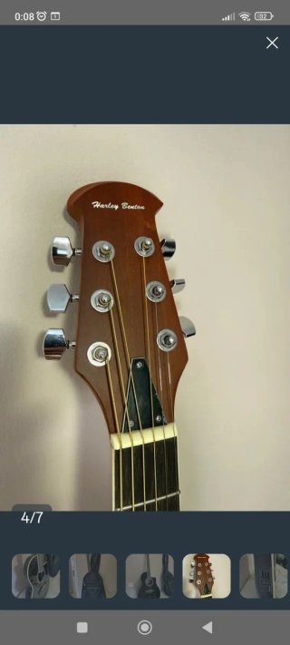 Guitarra Electroacústica Negra