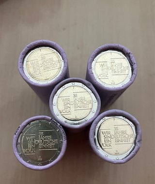 Moneda 2€ Alemania 2025 35 Jahre